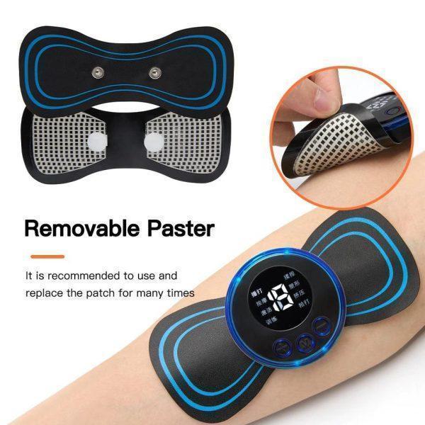 EMS Butterfly Massager Black Portable Rechargeable