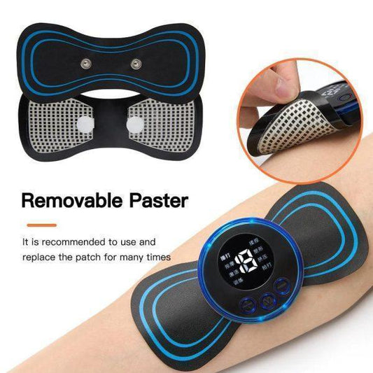Mini Body Massager Pack 2x Black ABS Portable