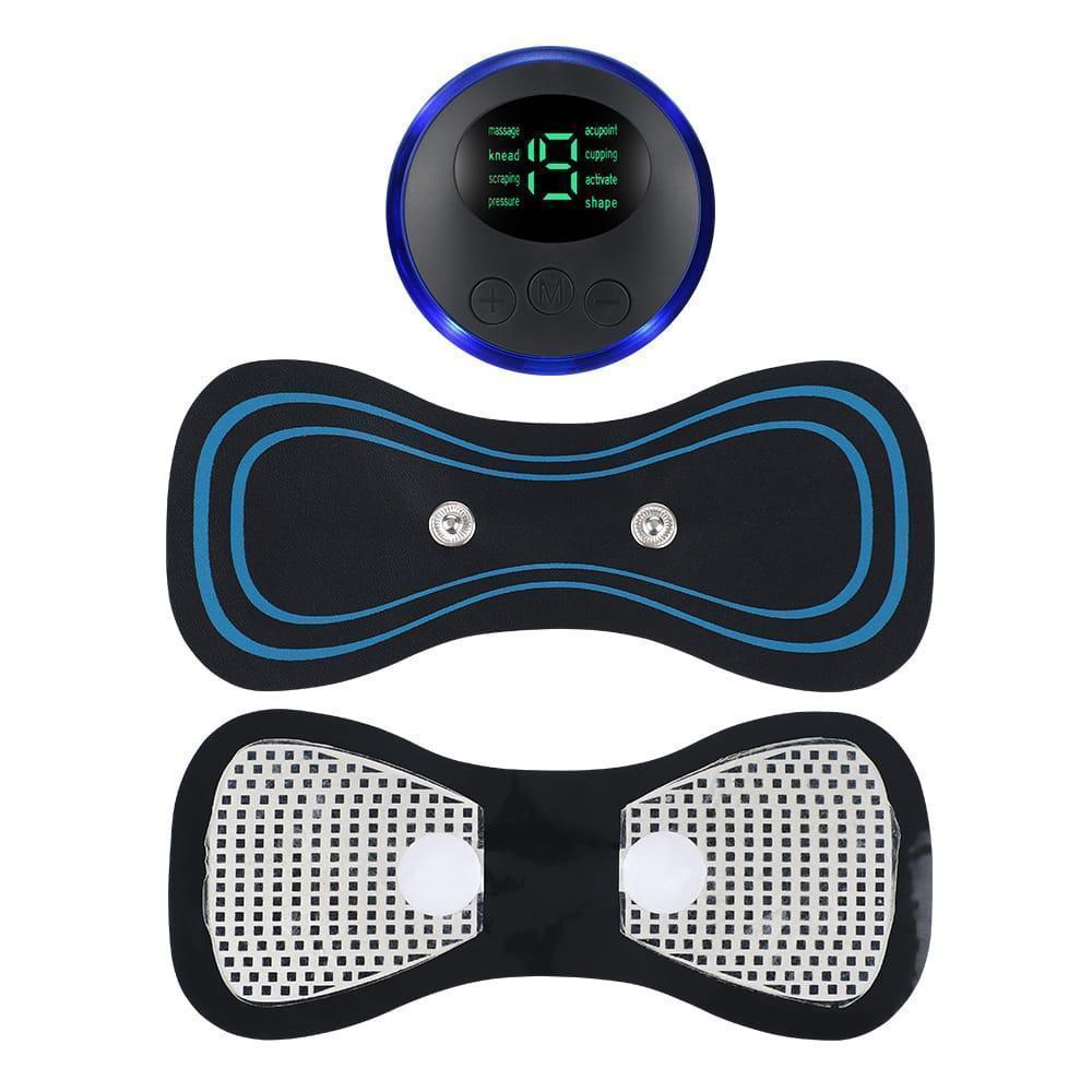 Mini Body Massager Pack 2x Black ABS Portable