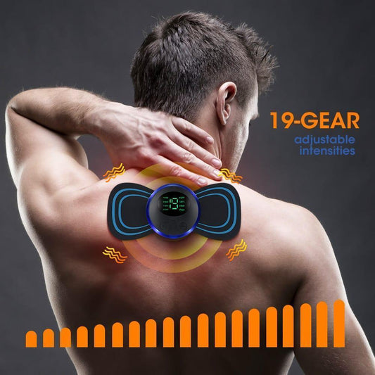 EMS Butterfly Massager Black Portable Rechargeable