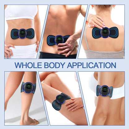 Mini Body Massager Pack 2x Black ABS Portable