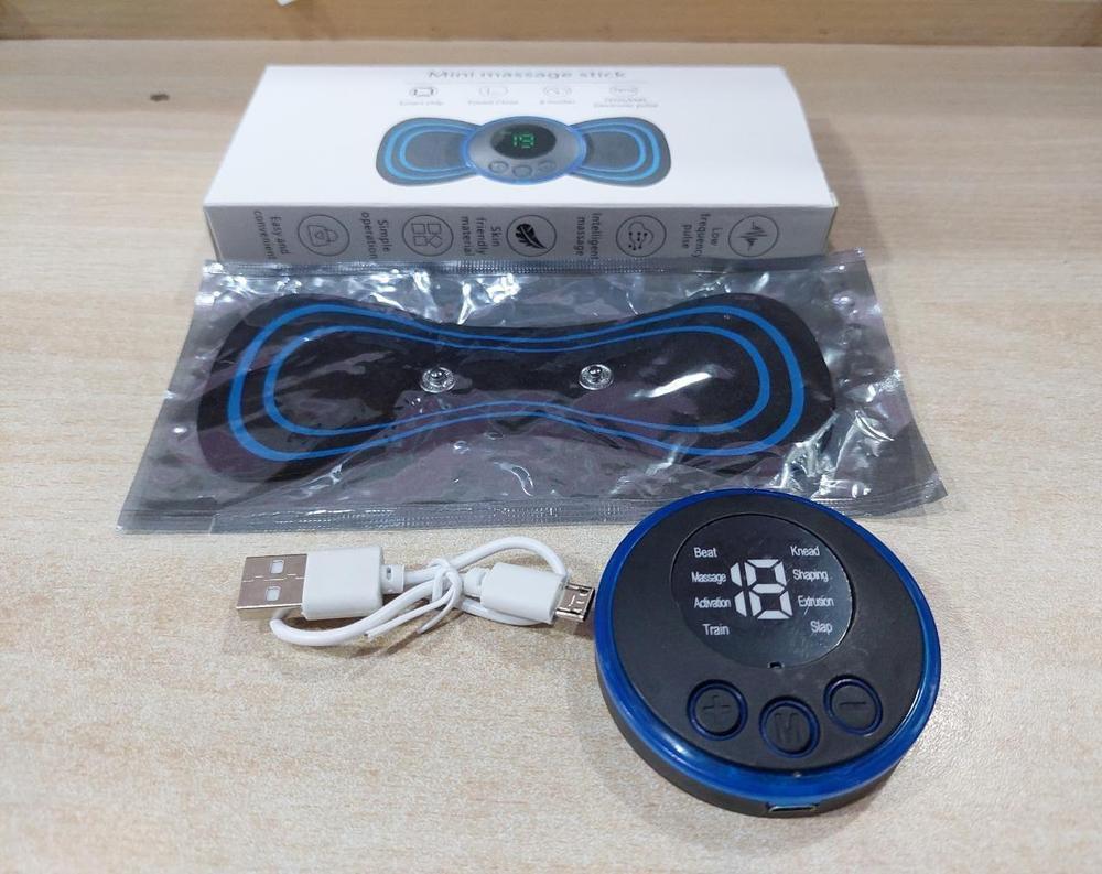 Mini Body Massager Pack 2x Black ABS Portable