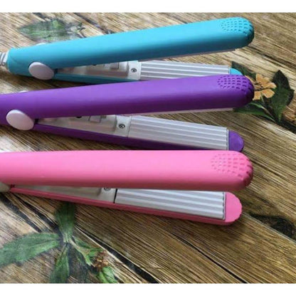 Mini Hair Crimper Mint Green Tourmaline Ceramic