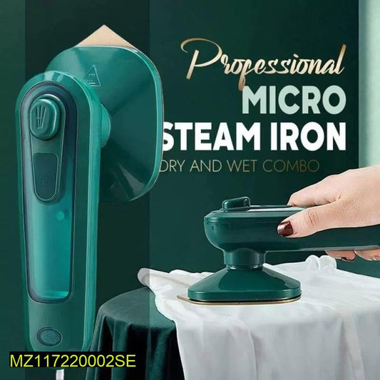 Professional Micro Steam Iron Green 1.2m Cord
